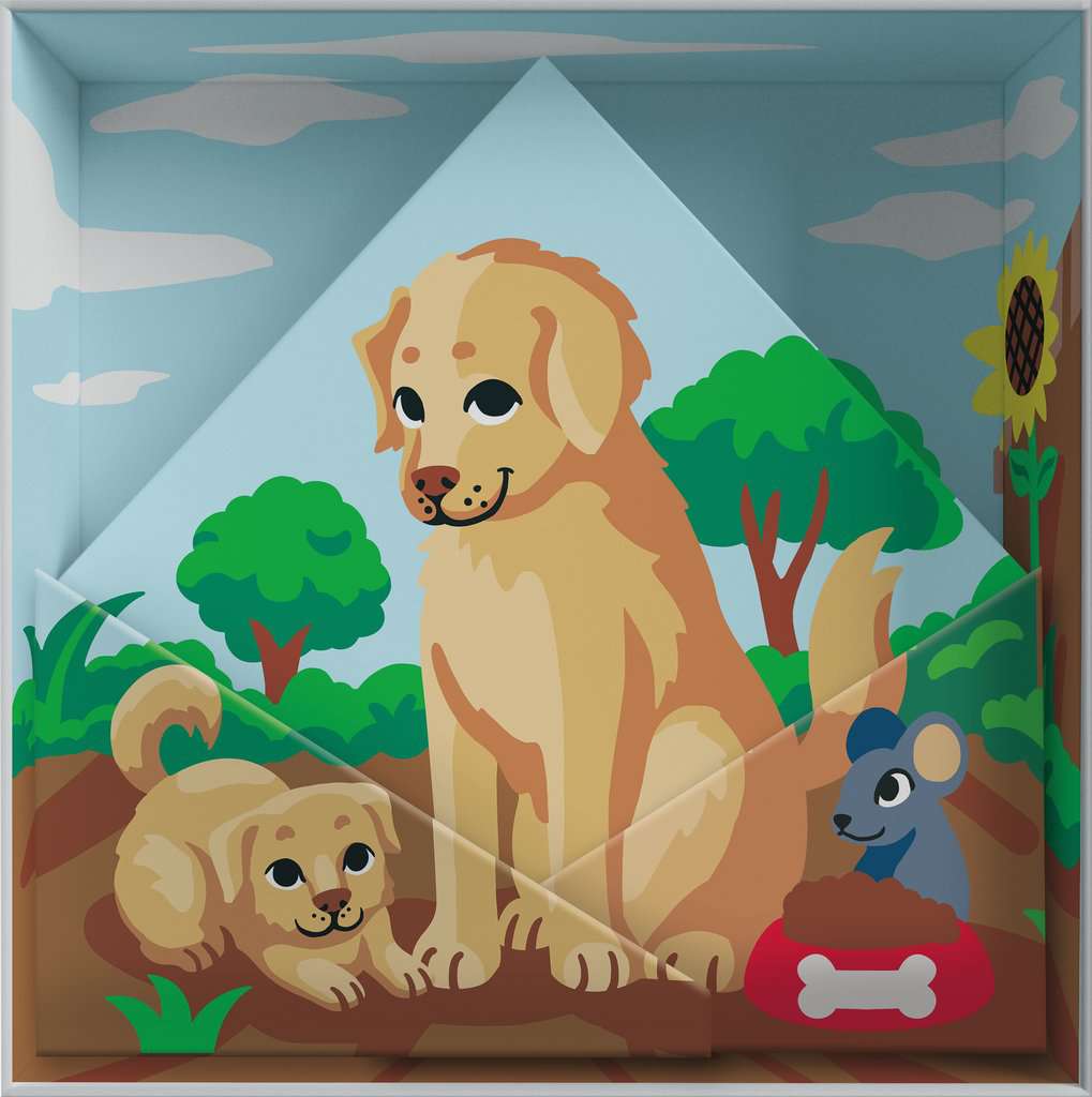 Malen Ravensburger CREART: Do it together / Hunde