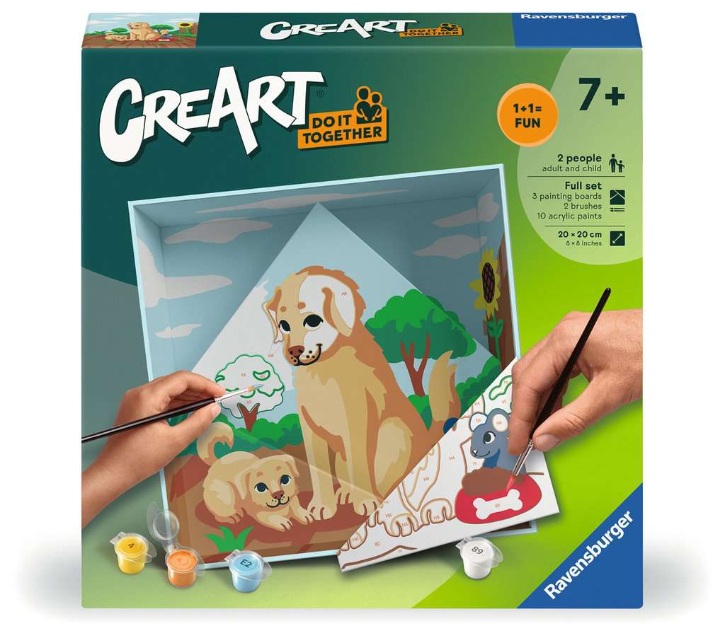 Malen Ravensburger CREART: Do it together / Hunde