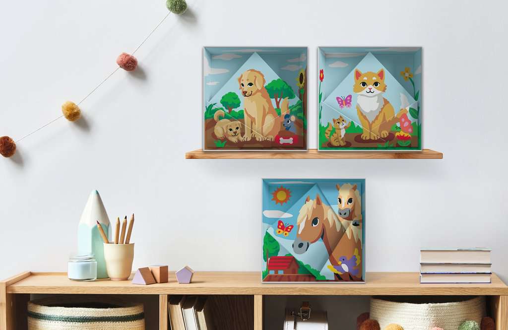 Malen Ravensburger CREART: Do it together / Hunde