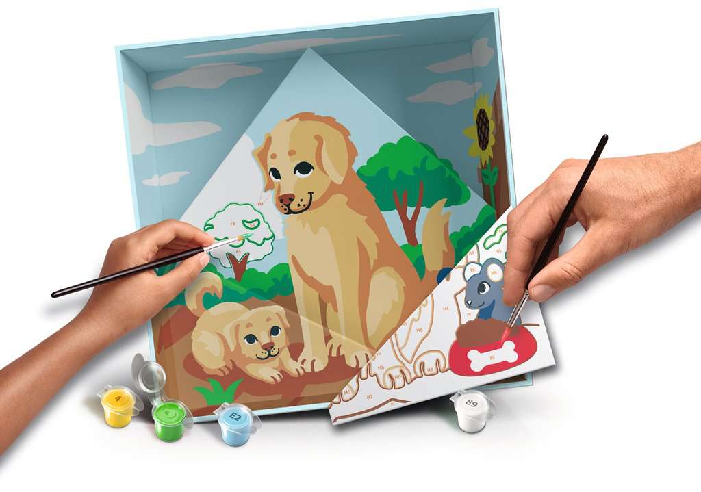 Malen Ravensburger CREART: Do it together / Hunde
