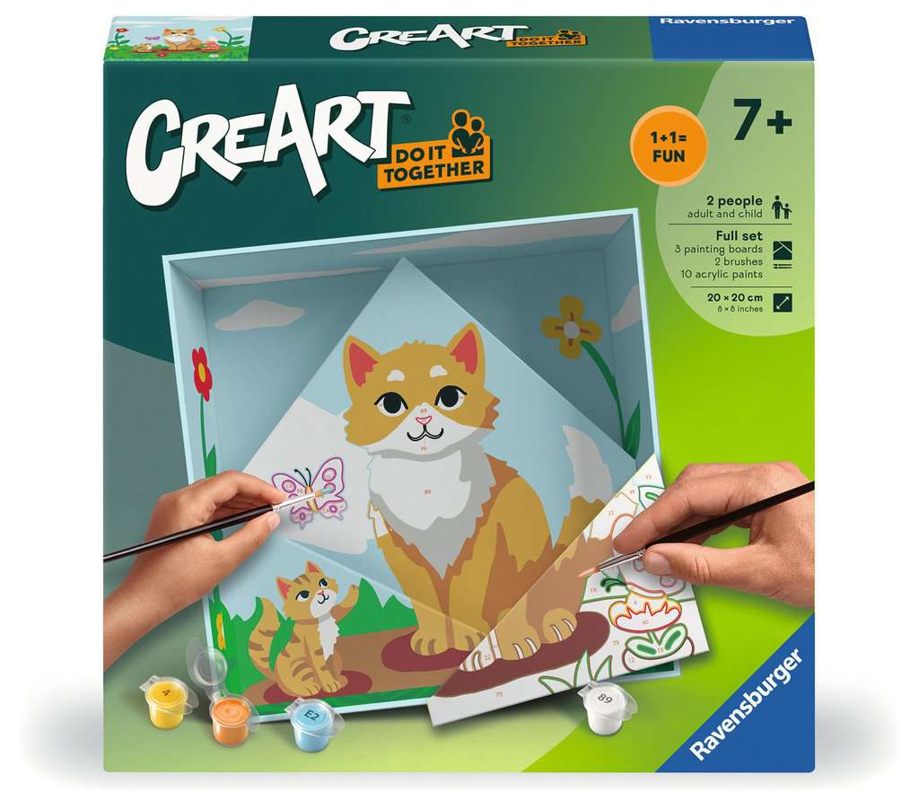 Malen Ravensburger CREART: Do it together / Katze