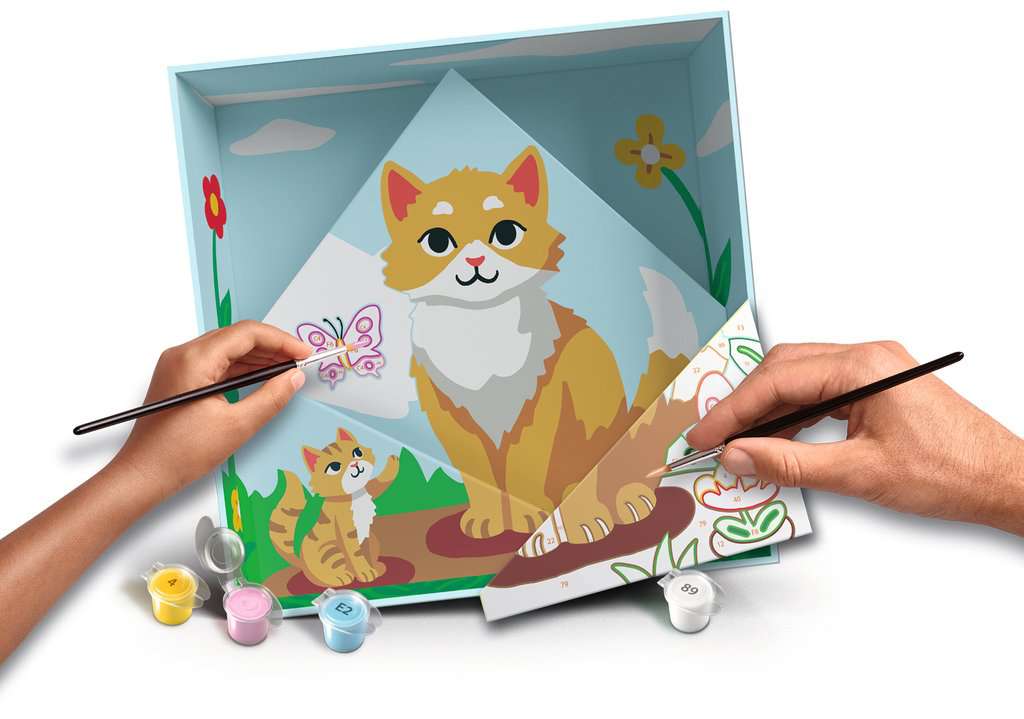 Malen Ravensburger CREART: Do it together / Katze