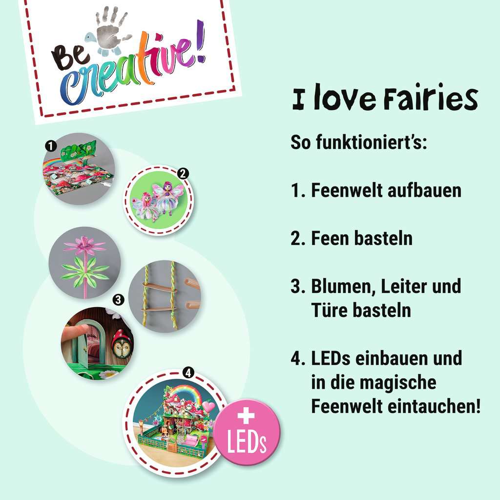 Malen Ravensburger BeCreative: Bastelset DIY Feenwelt