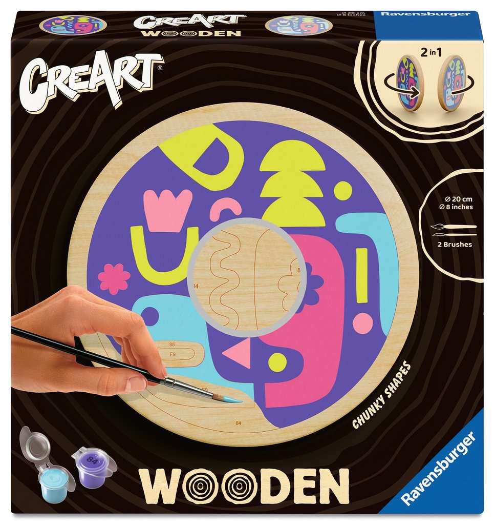 Malen Ravensburger CREART Wooden: Eckige Formen