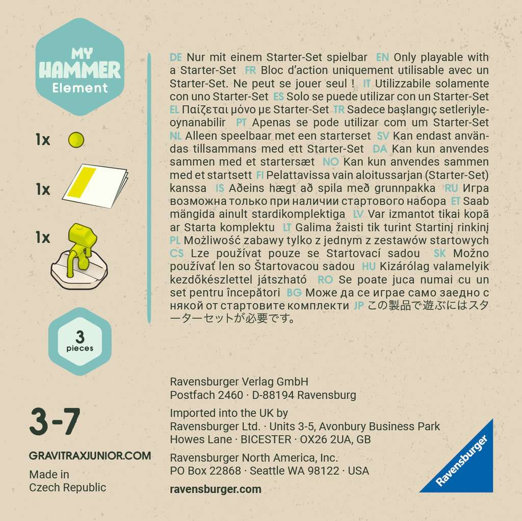 GraviTrax Junior ⎮ Element Hammer
