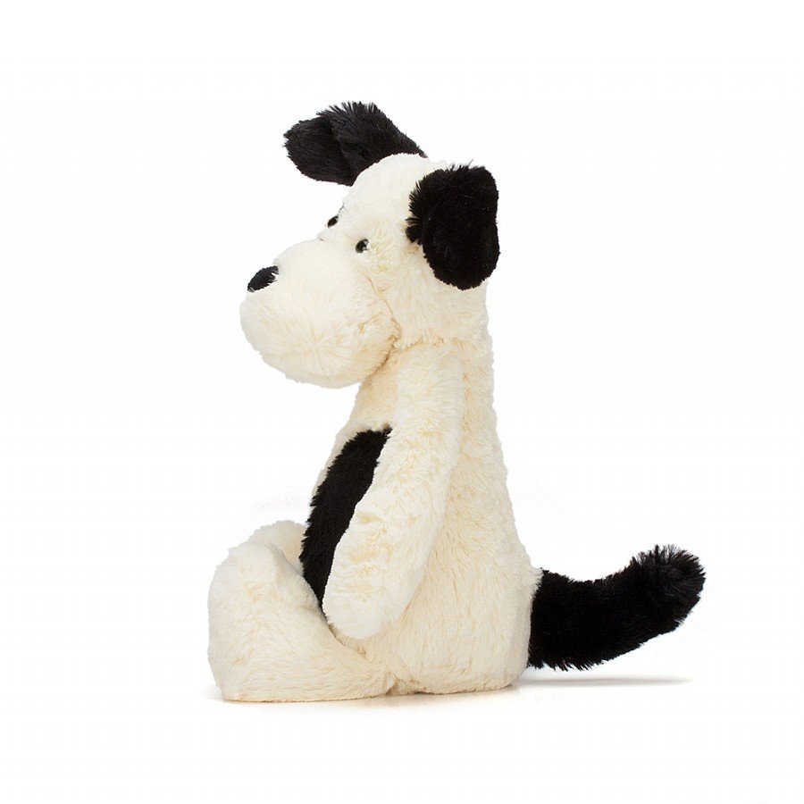 Plüschtier Jellycat Bashful Black & Cream Puppy Original (Medium)