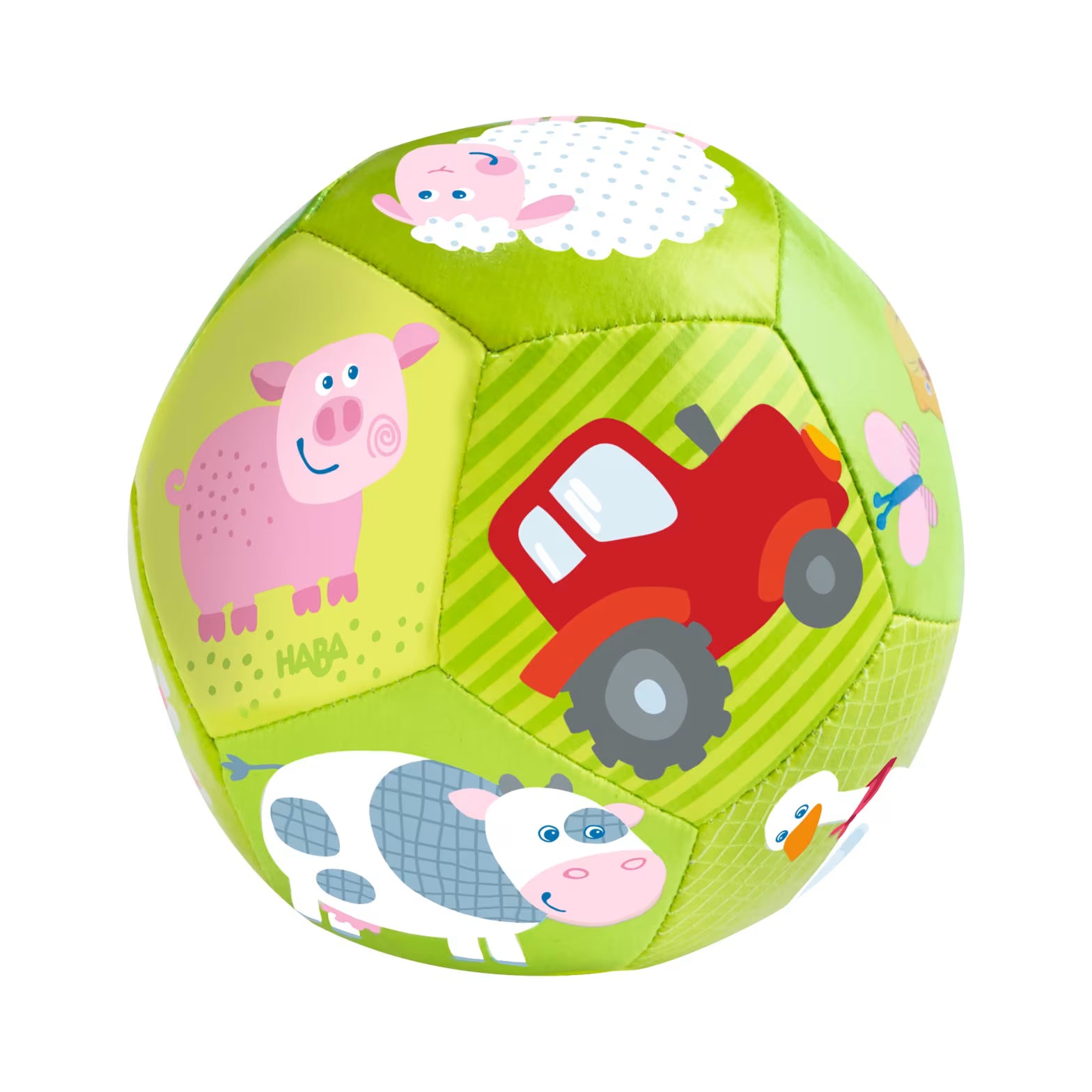 Greifen & Rasseln HABA Babyball Auf dem Bauernhof, 11 cm Ø