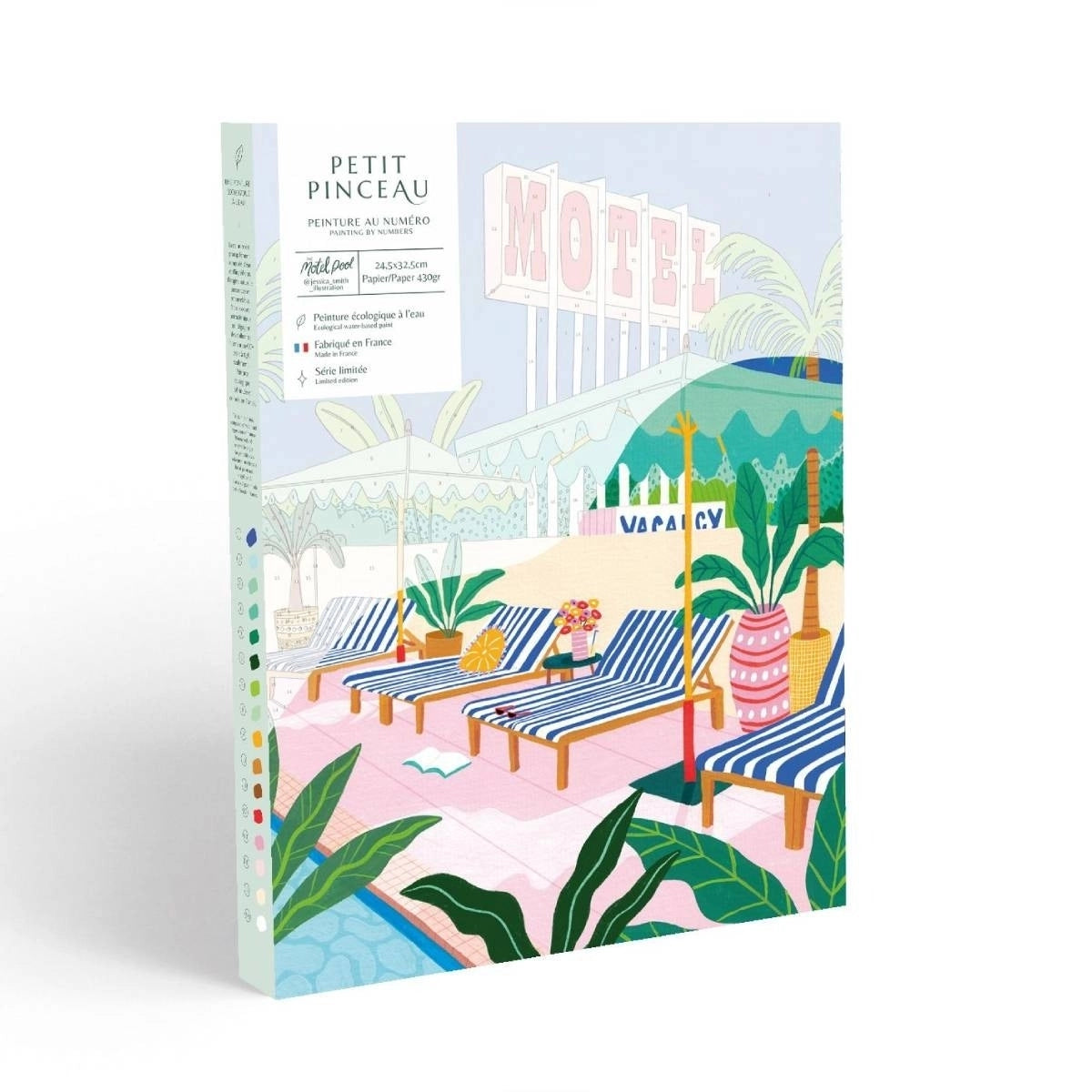 Malen nach Zahlen Set - Motel Pool