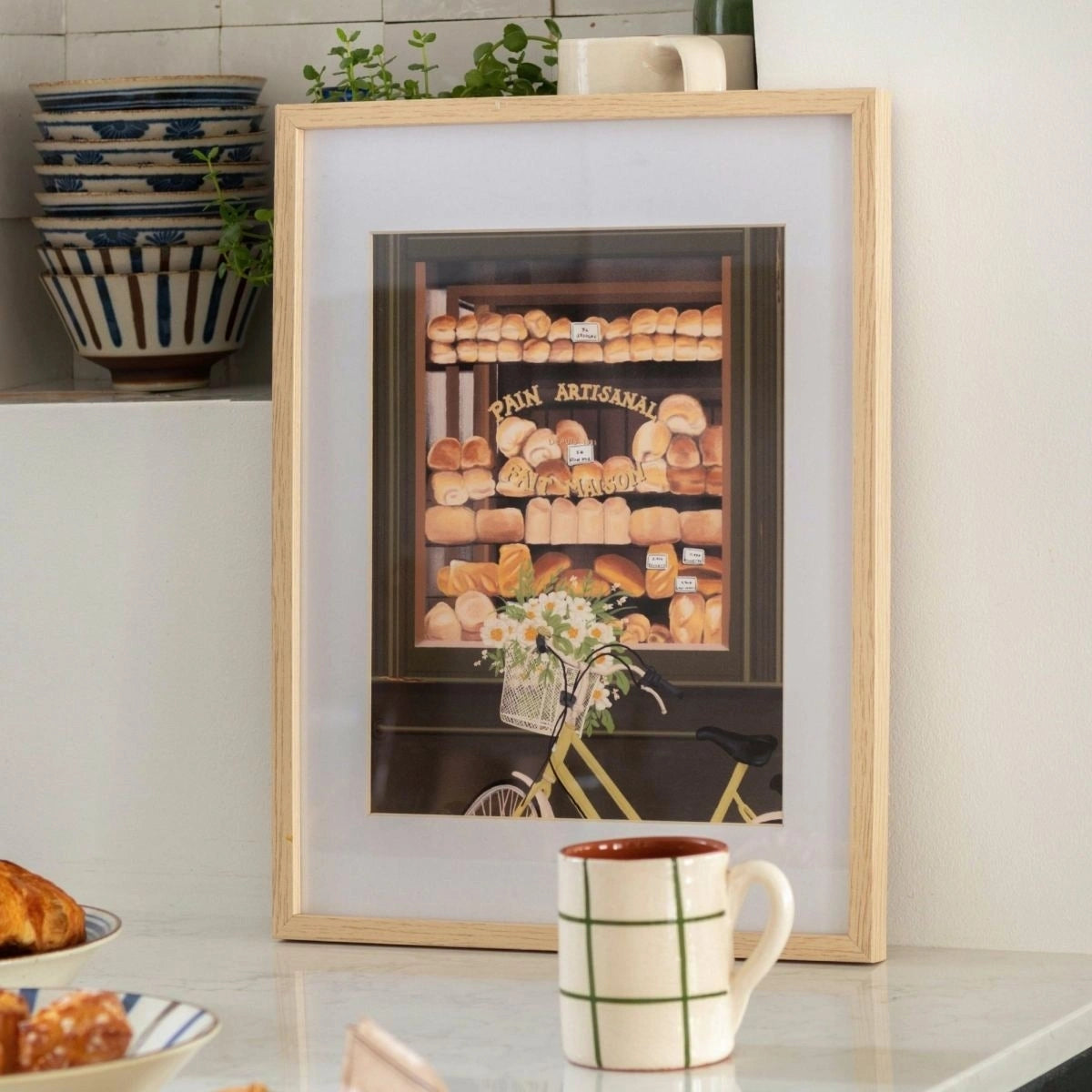 Malen nach Zahlen Set - Die Bäckerei