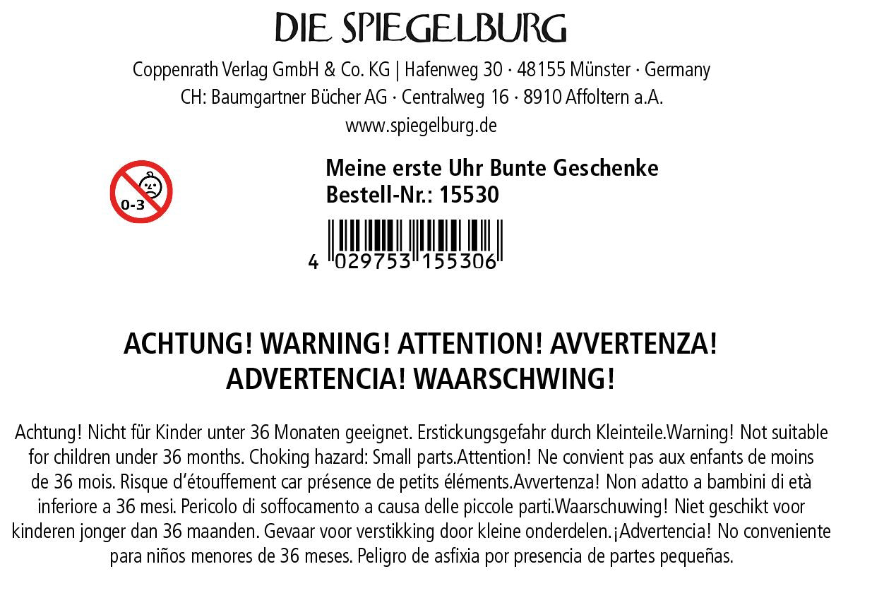 Meine erste Holzuhr, sortiert