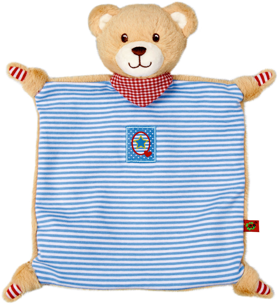Baby Die Spiegelburg Schnuffeltuch Teddy BabyGlück, blau