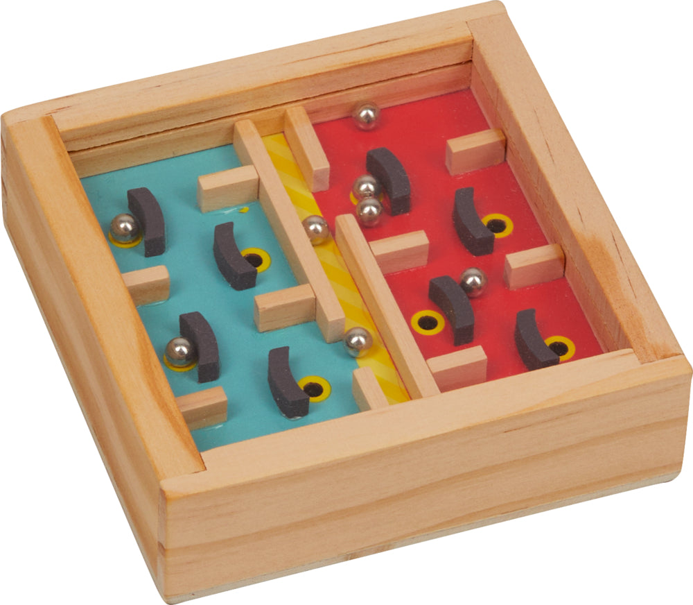Krimskrams Die Spiegelburg Holz-Geduldsspiel - Bunte Geschenke, sort.