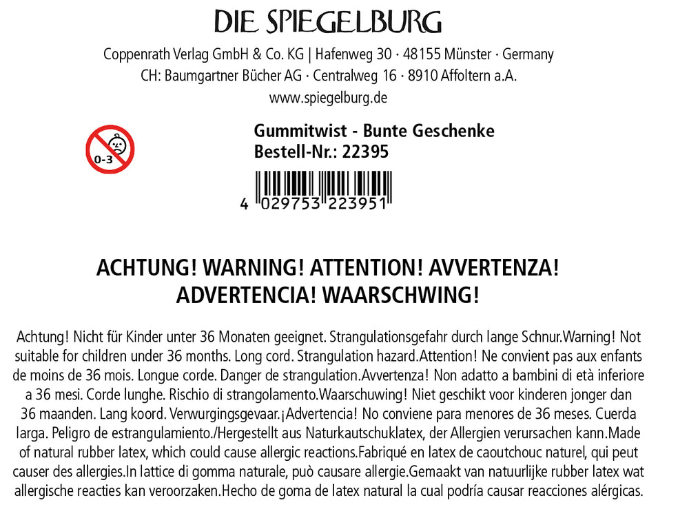 Gummitwist - Bunte Geschenke, sort.