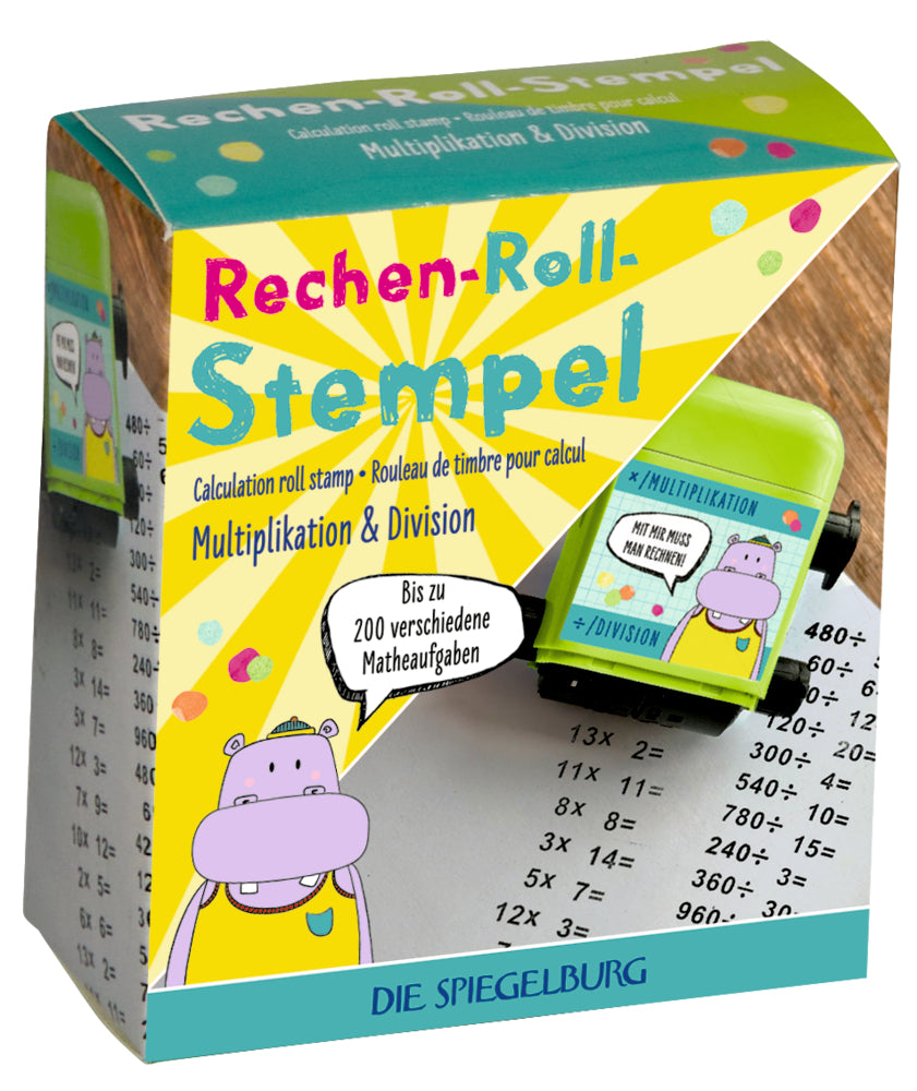 Krimskrams Die Spiegelburg Rechen-Roll-Stempel - Division & Multiplikation Bunte Geschenke