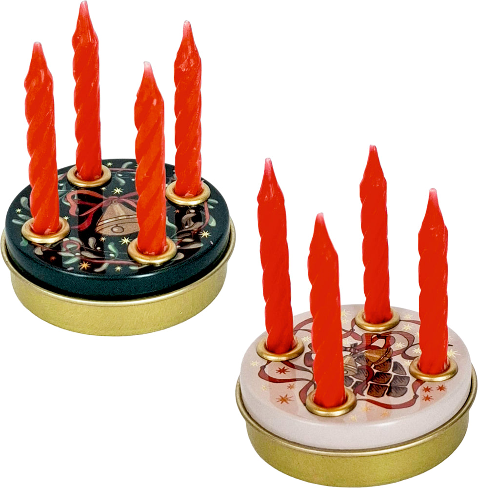 Mini-Adventskranz - Festliche Weihnachten, sortiert