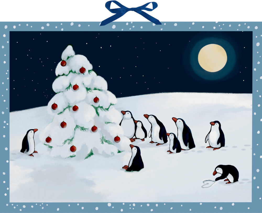 Adventskalender Coppenrath Verlag Pinguin-Weihnacht, Wand-Adventskalender