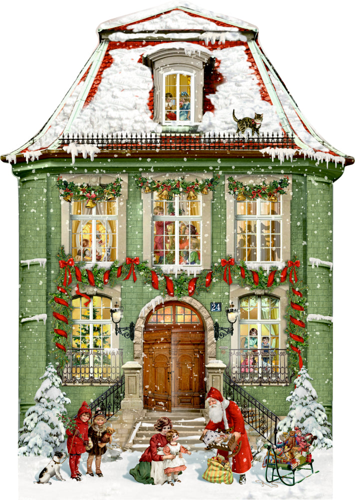 Adventskalender Coppenrath Verlag Zauberhaftes Weihnachtshaus, Wand-Adventskal. A3 (Behr)