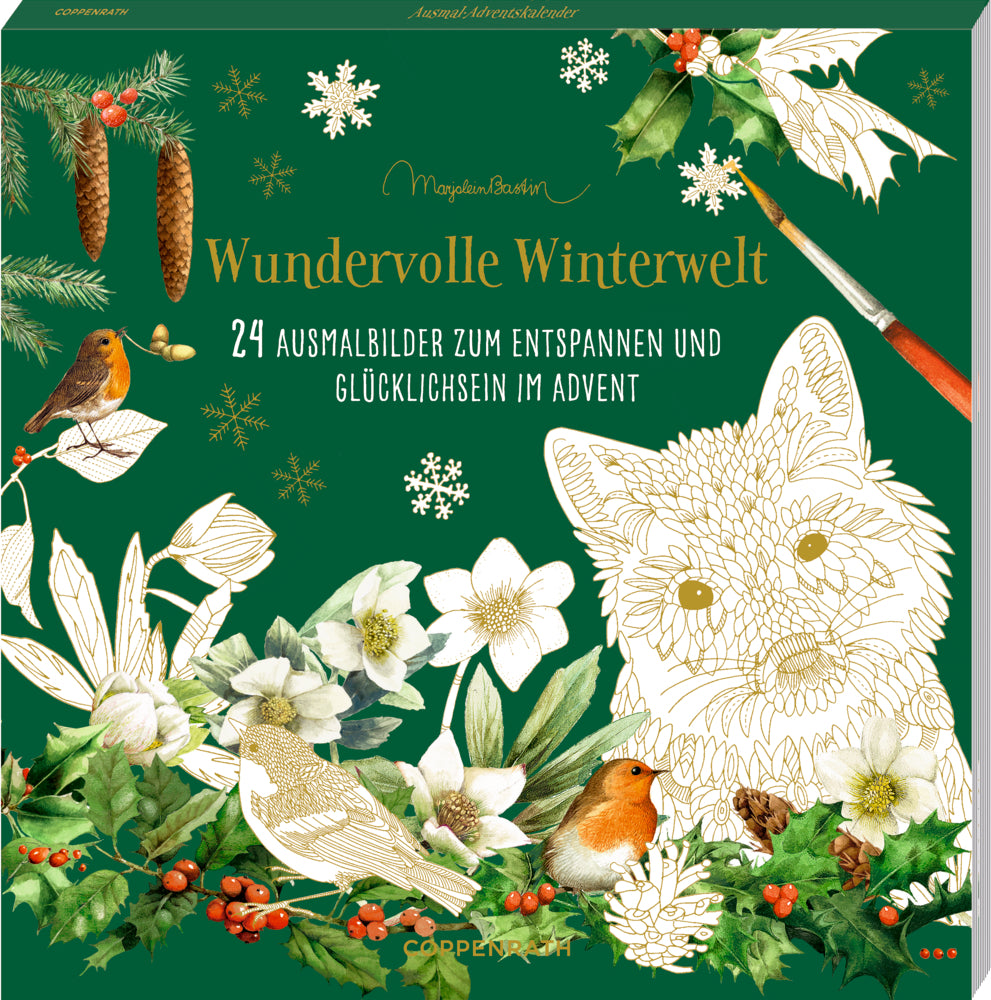 Adventskalender Coppenrath Verlag Wundervolle Winterwelt, Kreativ-Adventskalender (Bastin)