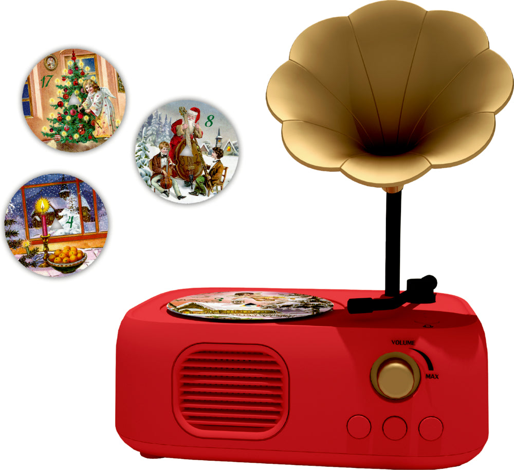 Adventskalender Coppenrath Verlag Vintage-Grammophon, Sound-Adventskalender (B. Behr)