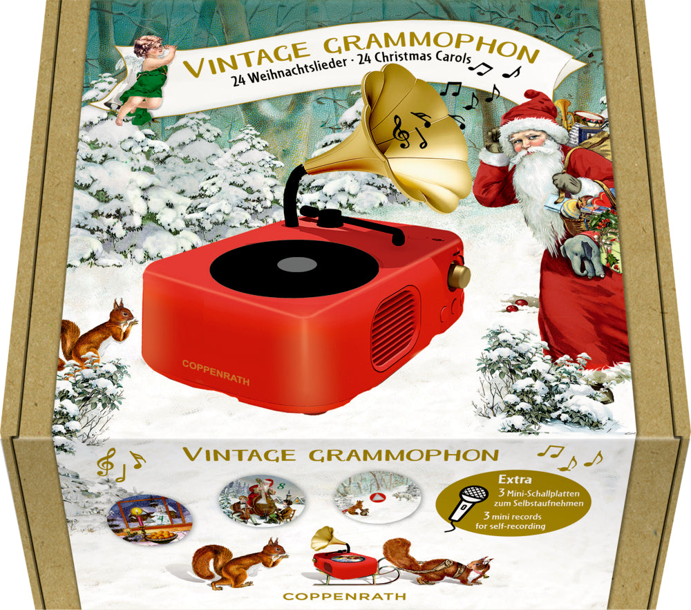 Adventskalender Coppenrath Verlag Vintage-Grammophon, Sound-Adventskalender (B. Behr)