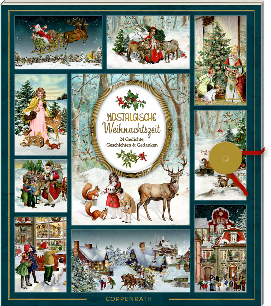 Adventskalender Coppenrath Verlag Nostalgische Weihnachtszeit, Coffee-Table-Adventskalender