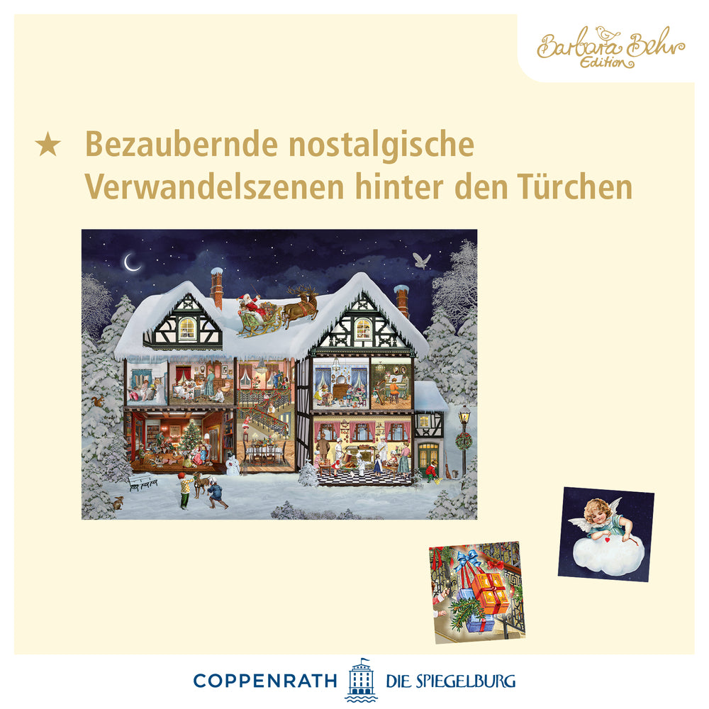 Im Adventshaus, A3-Wand-Adventskalender (Behr)