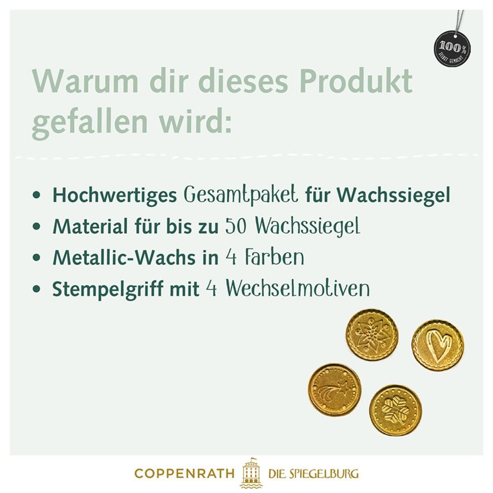 Siegelwachs-Set: Creative Time