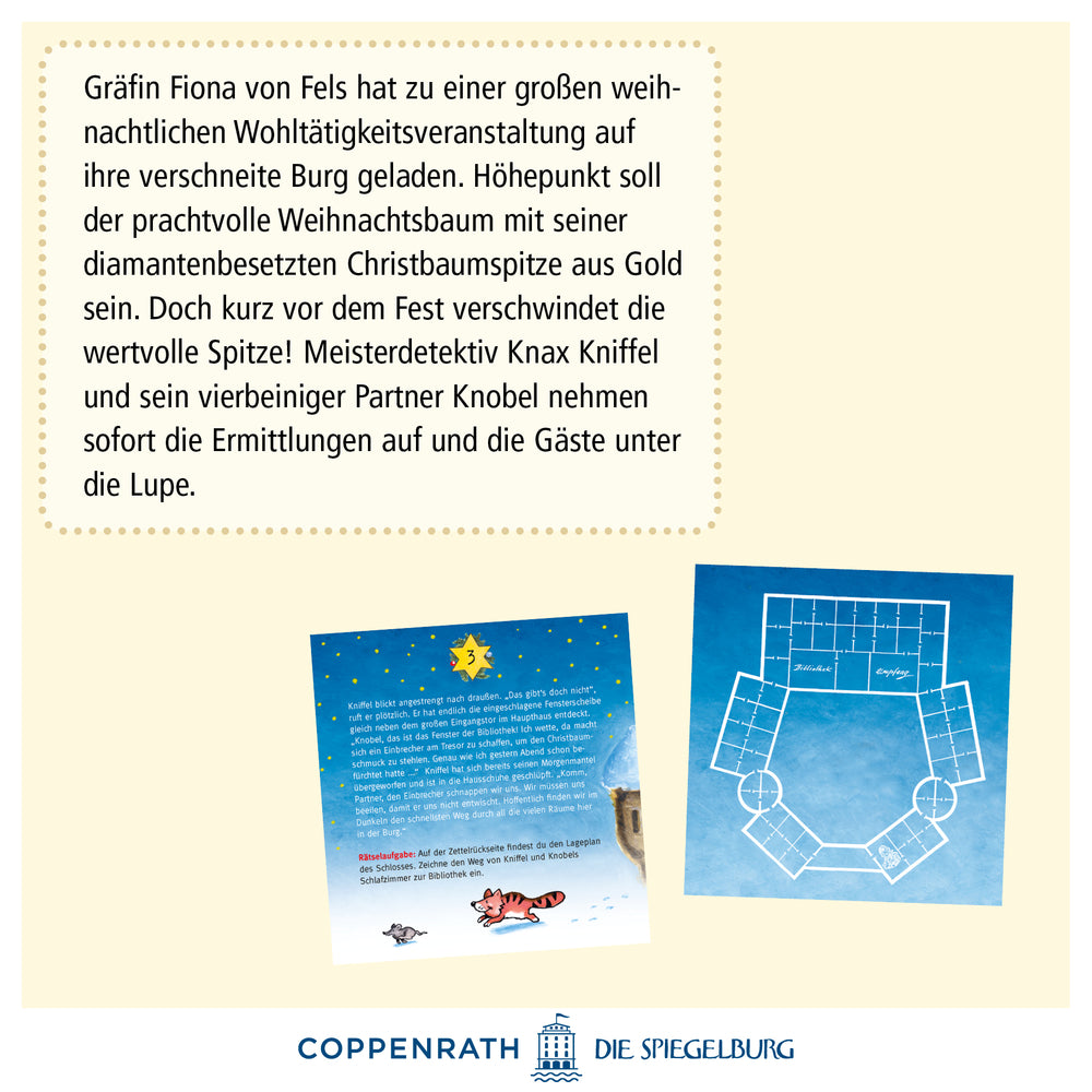 Weihnachtsraub auf Burg Felsenfest, Zettel-Adventskalender