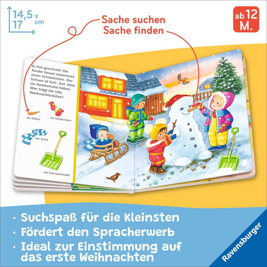 Bilderbuch Ravensburger Mein erstes Sachen suchen: Frohe Weihnachten