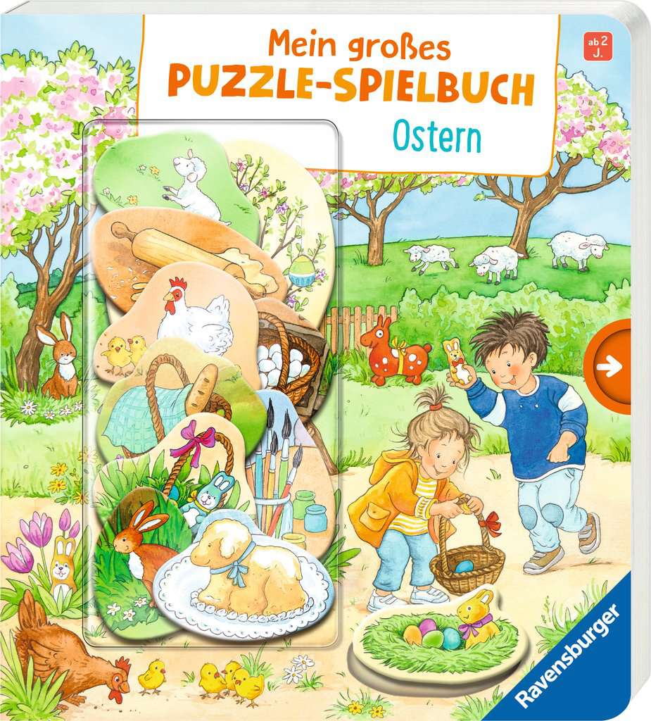 Bilderbuch Ravensburger Mein großes Puzzle-Spielbuch: Ostern