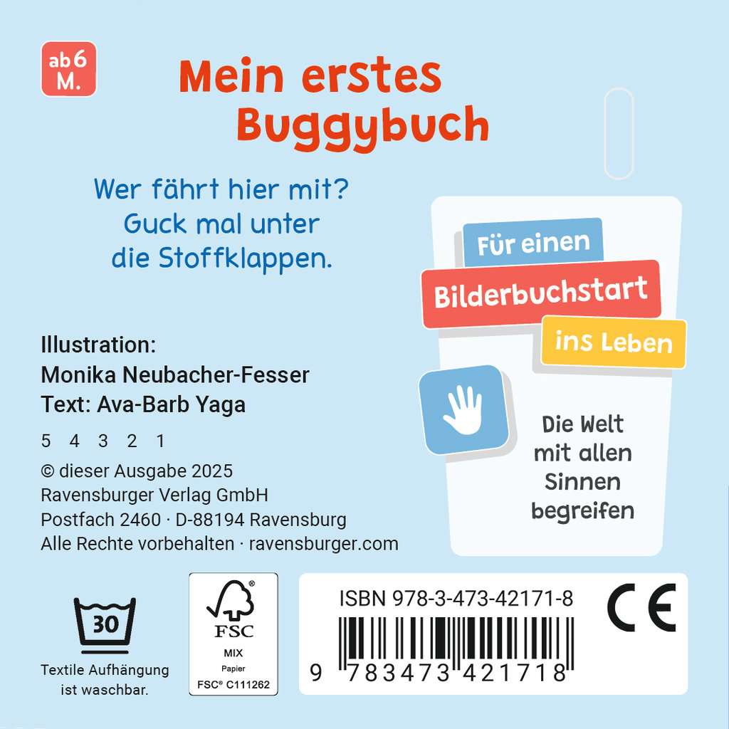 Bilderbuch Ravensburger Mein erstes Buggybuch: Fühl mal! Fahrzeuge