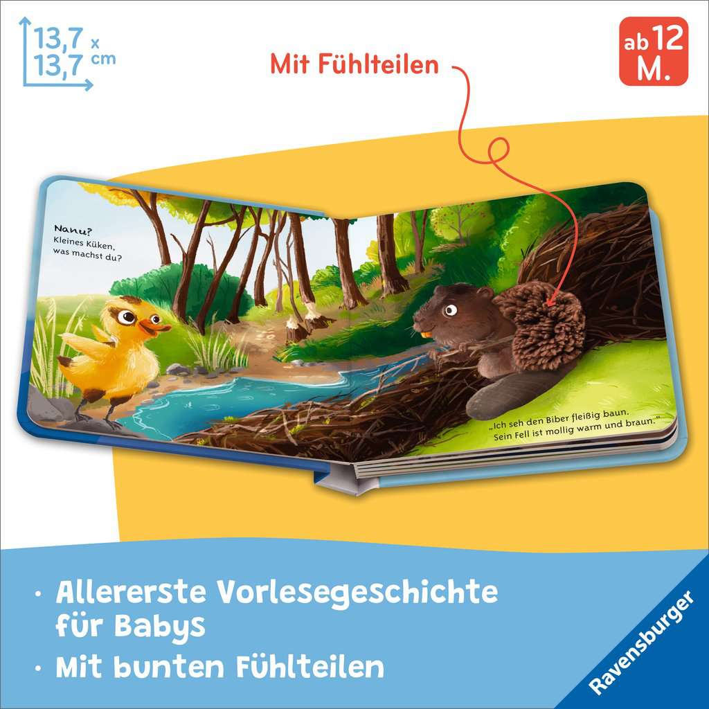 Bilderbuch Ravensburger Mein liebstes Vorlese-Fühlbuch: Das kleine Küken