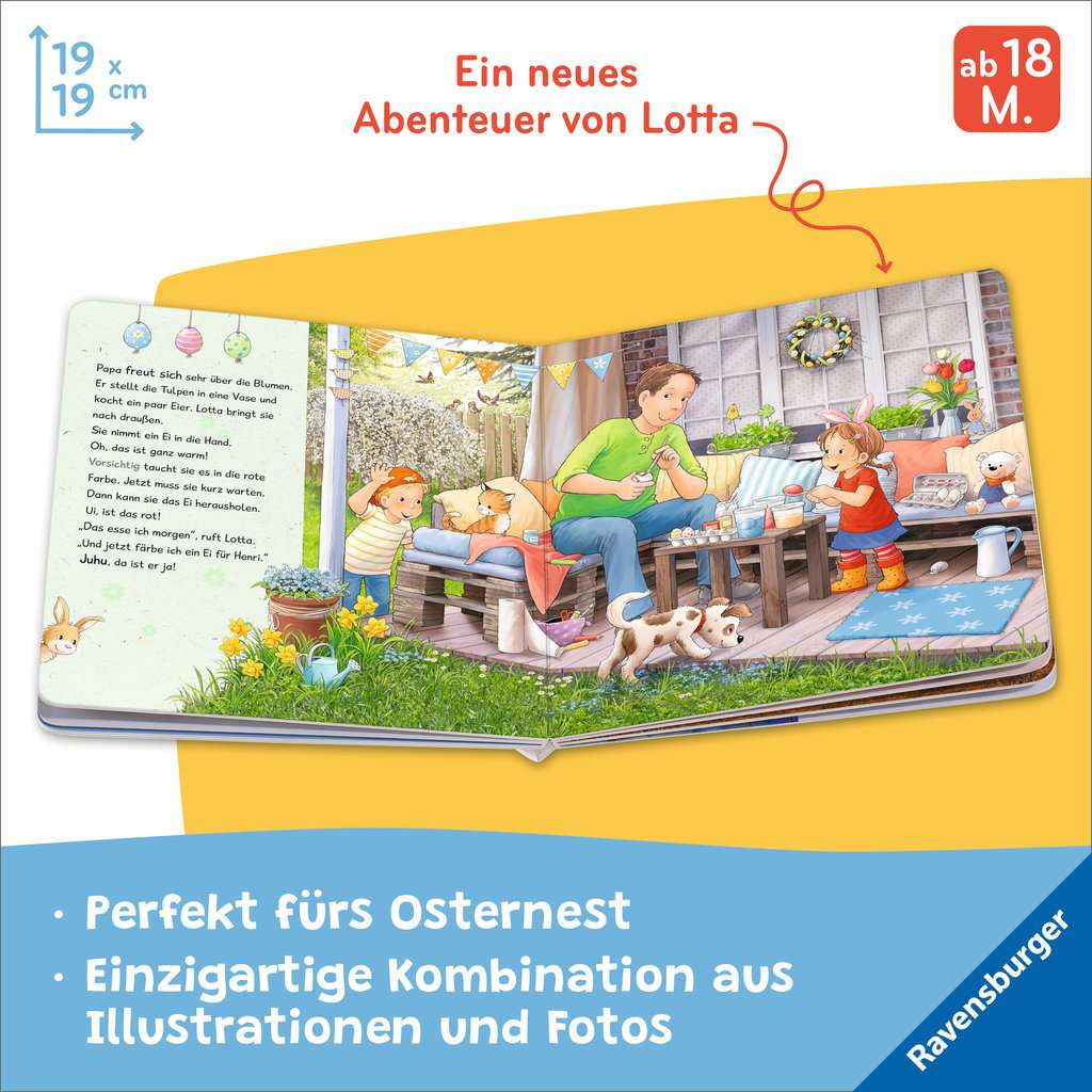 Bilderbuch Ravensburger Lotta feiert Ostern