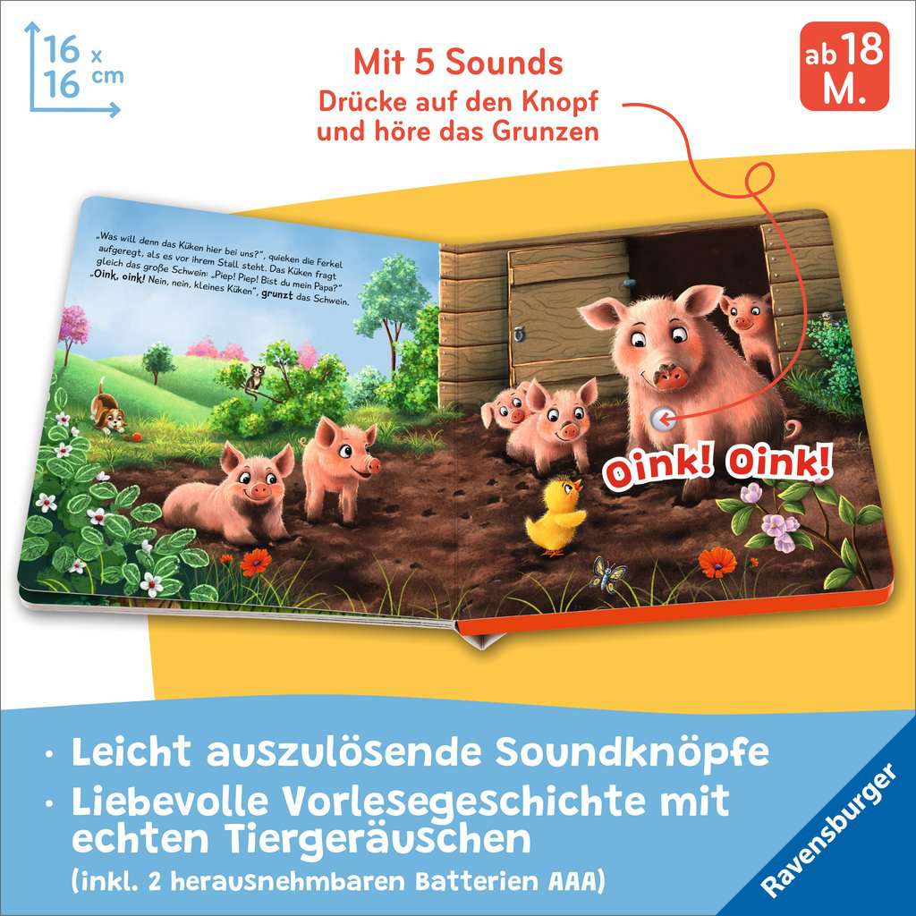 Bilderbuch Ravensburger Hör mal hin: Piep! Piep! Bist du mein Papa?