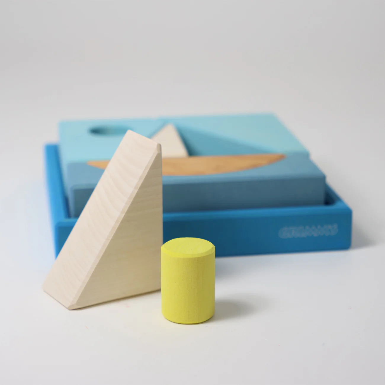 Open-ended Play GRIMM'S Spiel und Holz Design Bauspiel Blau