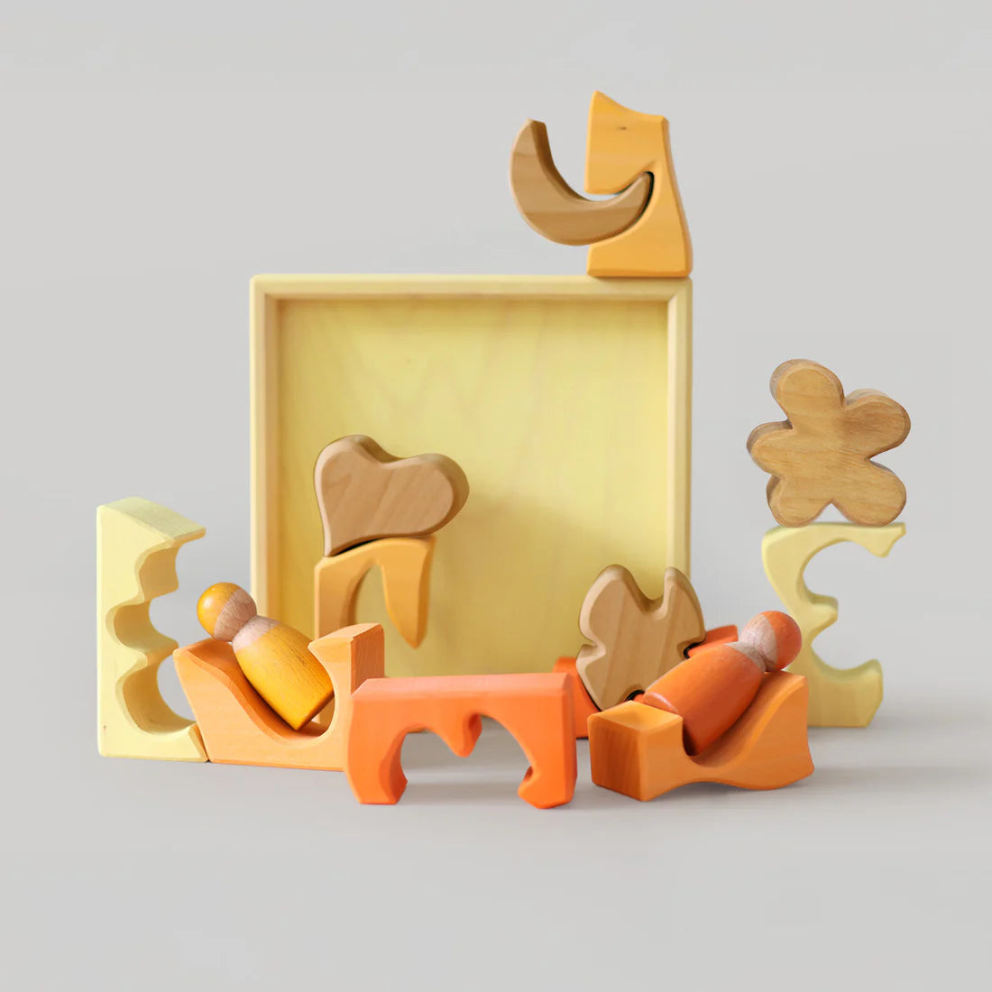 Open-ended Play GRIMM'S Spiel und Holz Design Bauspiel Gelb