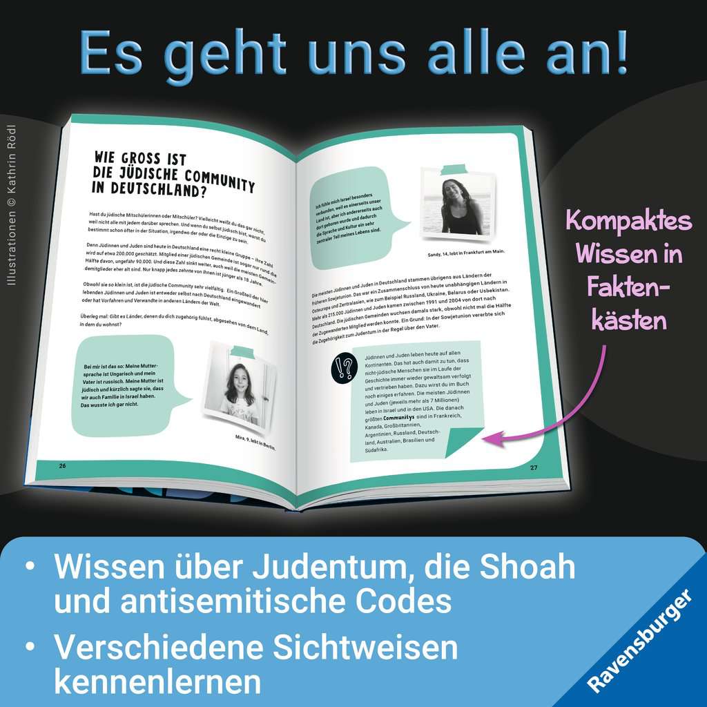 Bilderbuch Ravensburger Antisemitismus. Dein Eintragebuch
