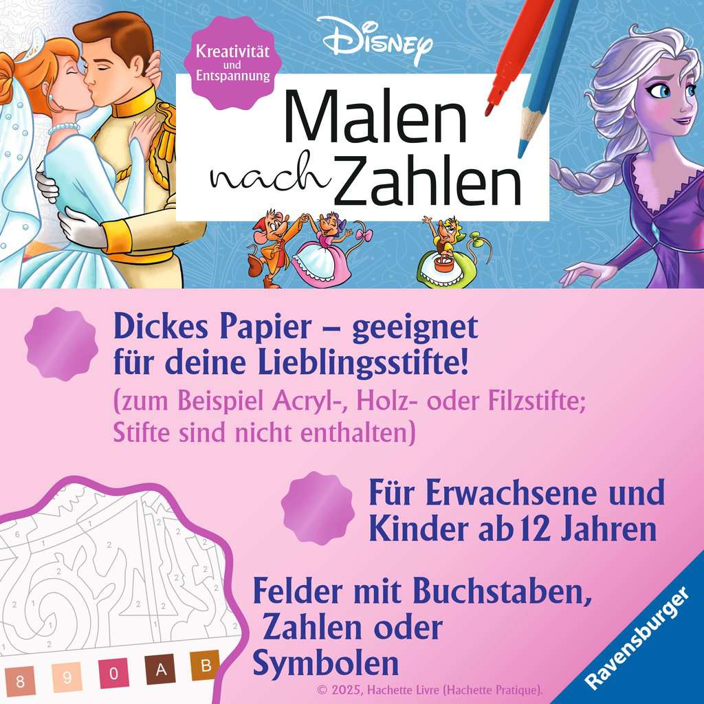 Disney - Malen nach Zahlen: Girl Power