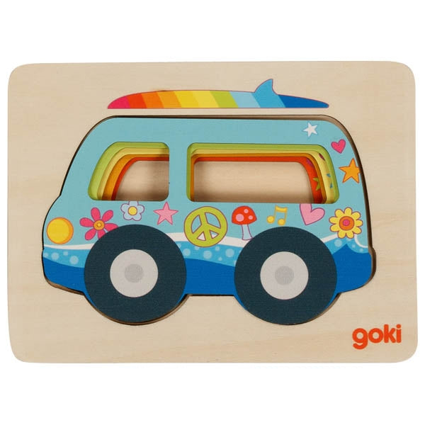 Puzzle goki Schichtenpuzzle Van