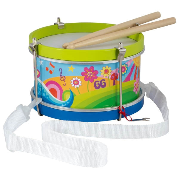 Musikspielzeuge goki Trommel Blumenwiese