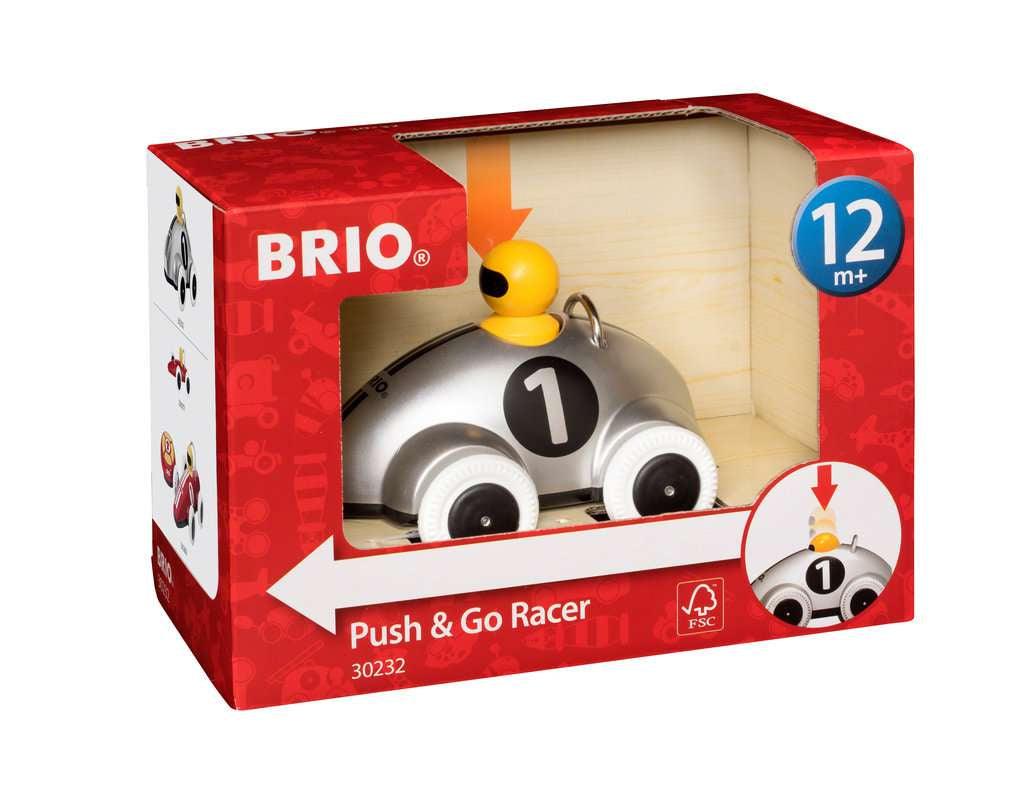 BRIO Push & Go Rennwagen Silber Edition - WELTENTDECKER