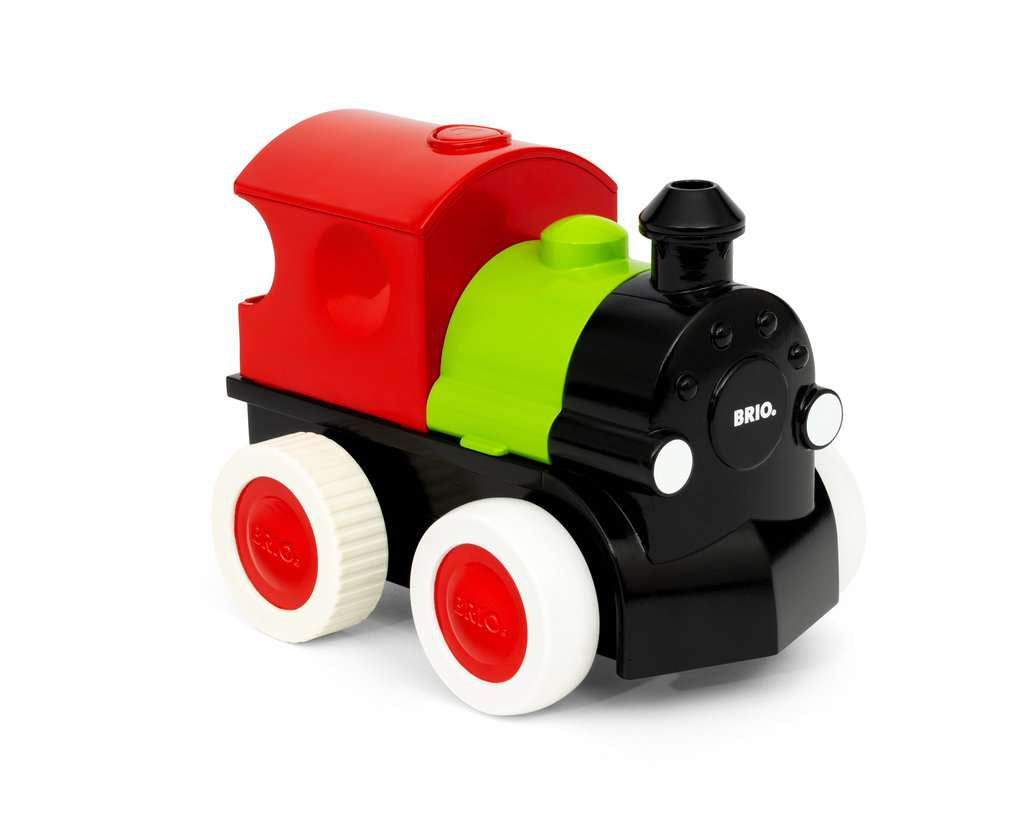 Holzeisenbahn Brio BRIO Push & Go Zug mit Dampf