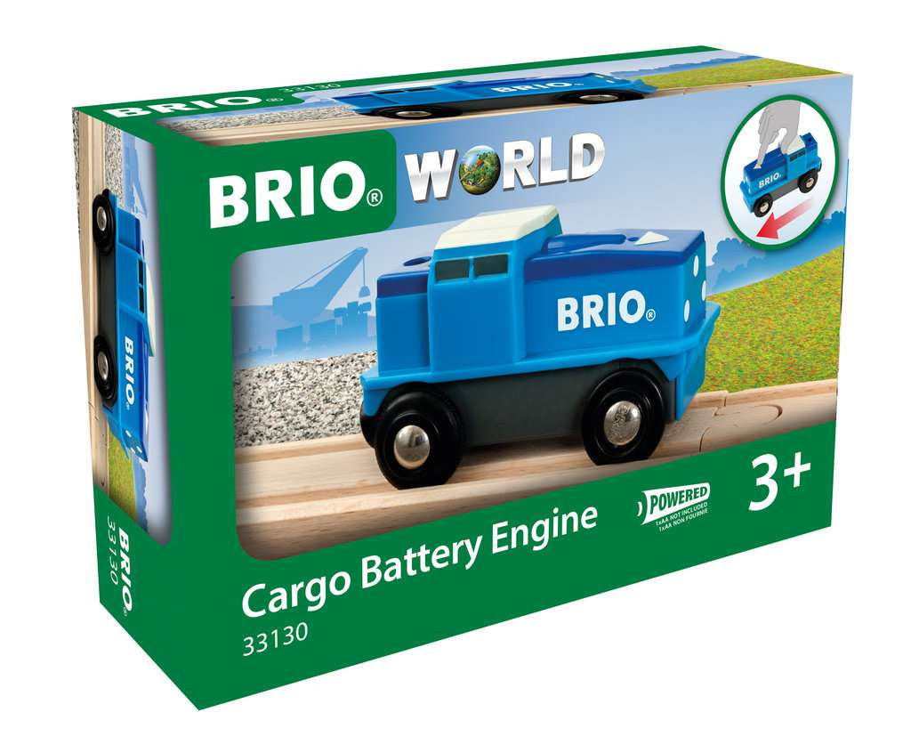 BRIO Blaue Batterie Frachtlok