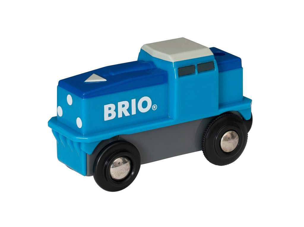BRIO Blaue Batterie Frachtlok