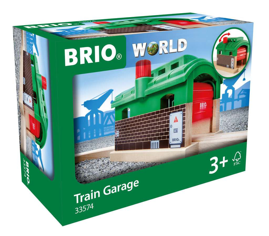 BRIO Lokschuppen mit Rolltor