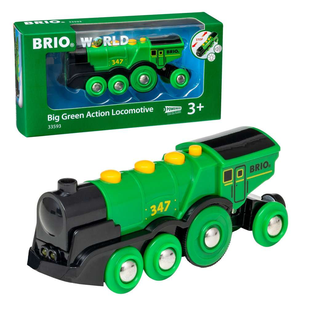 BRIO Grüner Gustav Batterielok