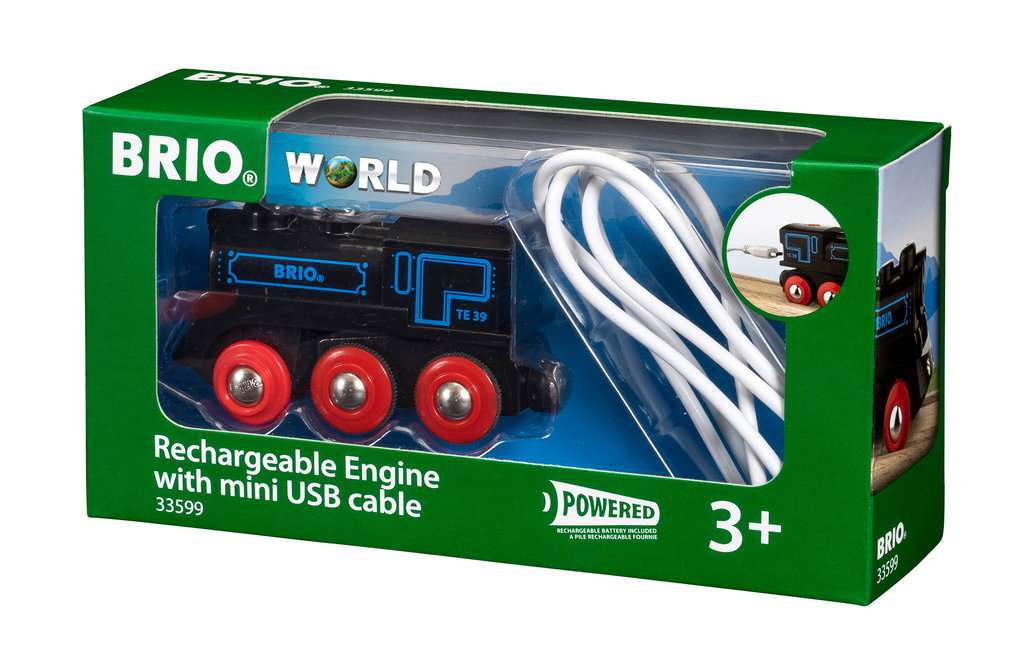 BRIO Schwarze Akku-Lok mit Mini-USB