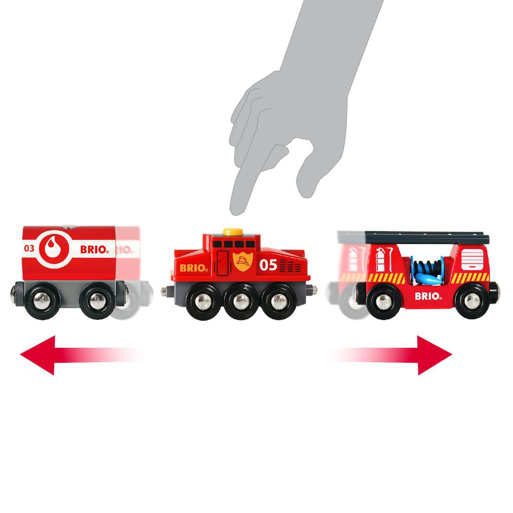 BRIO Feuerwehr-Löschzug