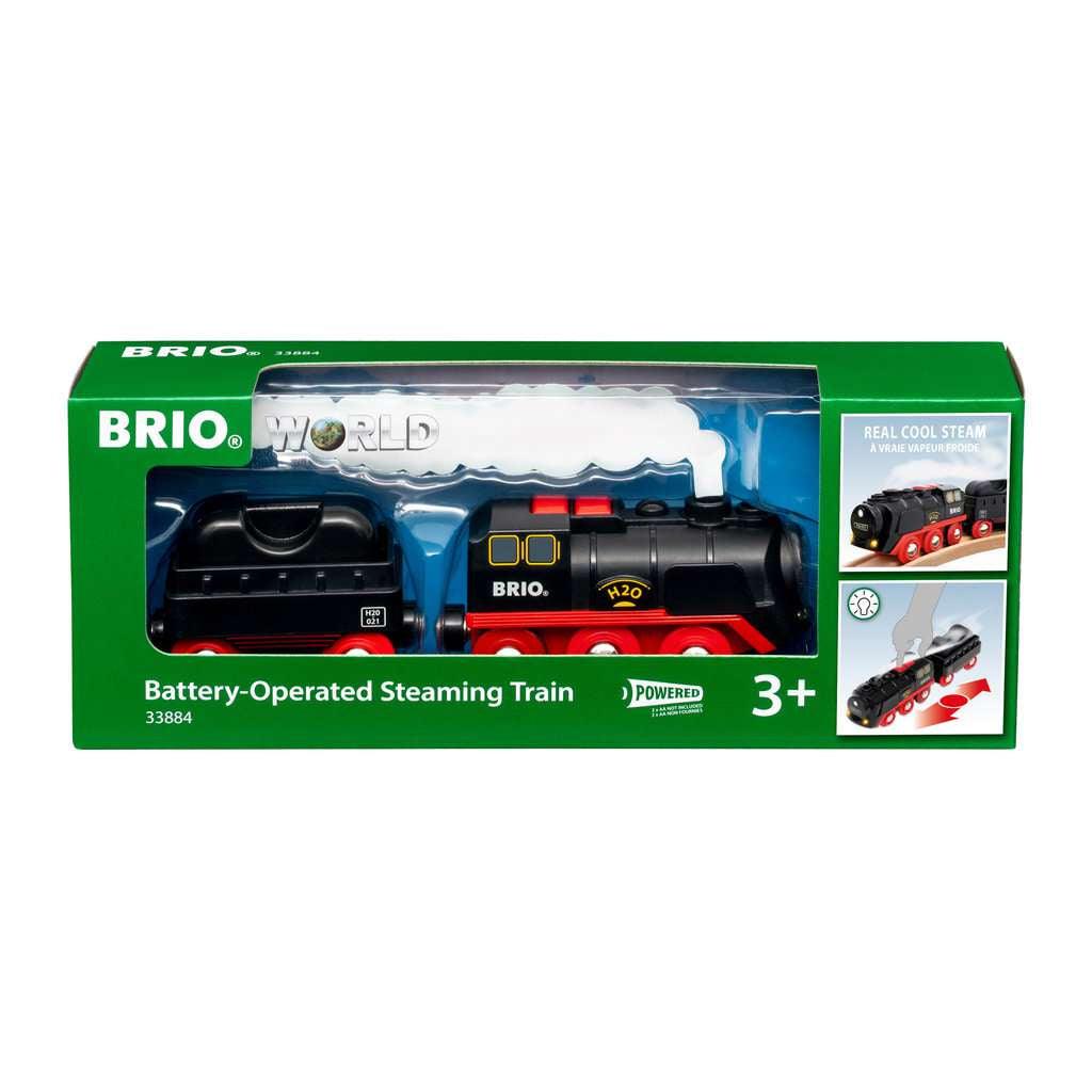 BRIO Batterie-Dampflok mit Wassertank - WELTENTDECKER