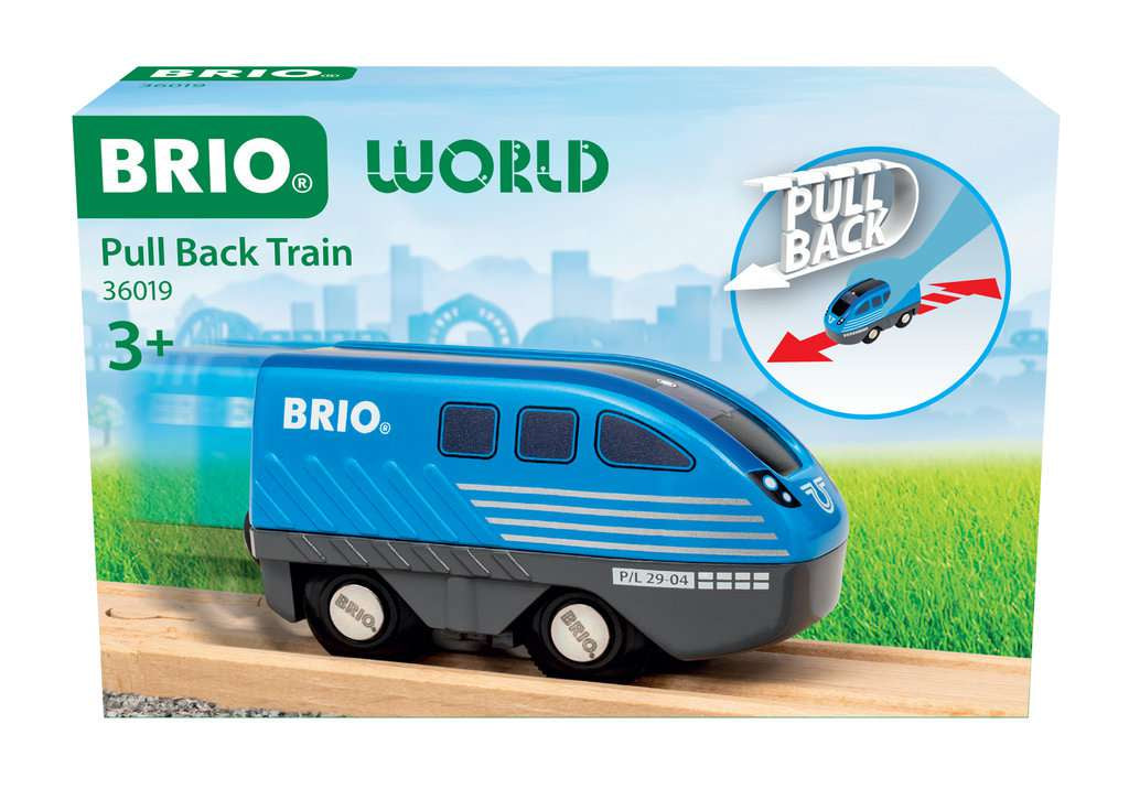 BRIO Lok mit Rückziehmotor
